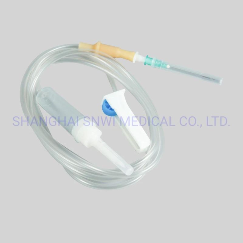 Disposable Medical Ordinary Infusion Set with Needle with CE Approval