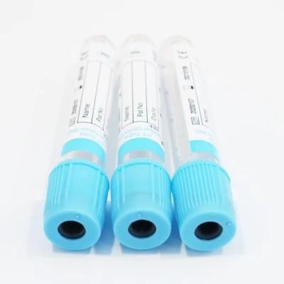 blue Top 3.2% Sodium Citrate PT Aptt Test Anticoagulant Tube EDTA Blood Collection Tubes