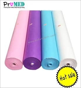 Nonwoven/PP/PE/SMS Medical/Hospital/SPA/Nursing center/exam table couch roll bedsheet