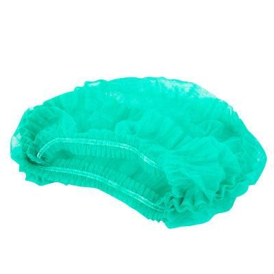 Disposable Mop Cap Isolation Head Cover Non-Woven Anti-Dust Protective Bouffant Clip Cap