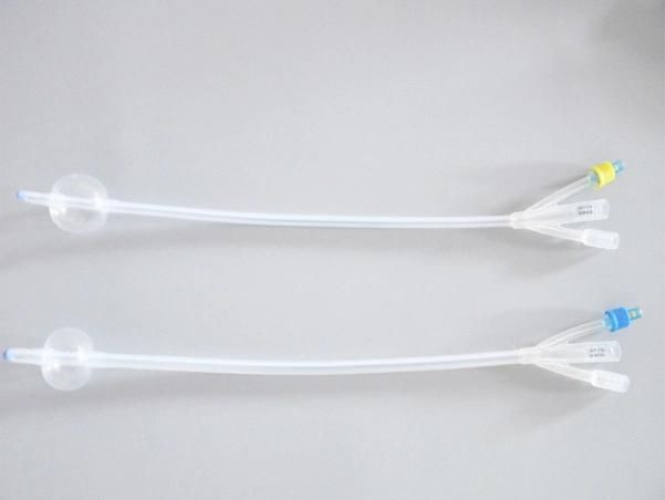 CE Approved Medical Disposable 2 Way Urethral Catheter Silicone Latex Foley Catheter Urethral Probe Source Supply