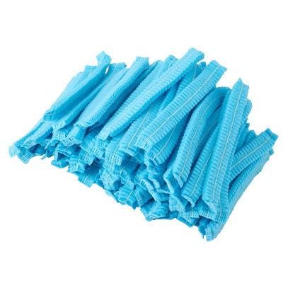 PP Nonwoven Clip Cap Mob Cap with Double Elastic