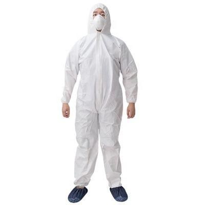 Wholesale Disposable Coverall Suits Overalls Disposable with Hood Cat 3 Type 5/6 Coverall