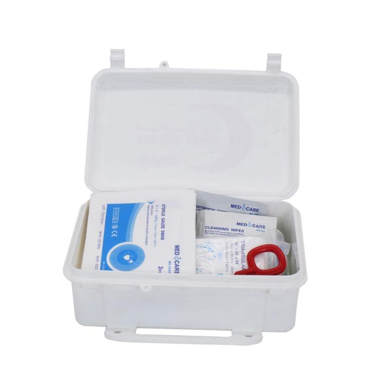 Promotional Gifts Medical Plastic Medicine Case Transparent First Aid Kit Box for Home First Aid Tool Box