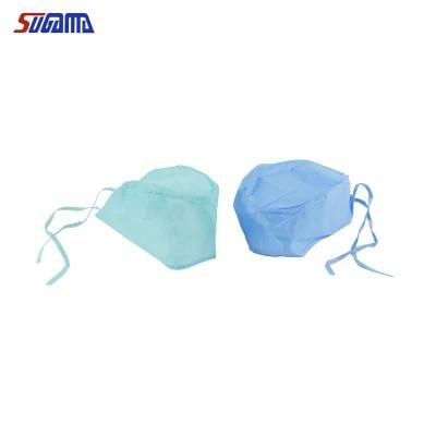 Disposable Non Woven Cap Bouffant Head Cover Hair Net Surgical Doctor Hat Round Mob Cap