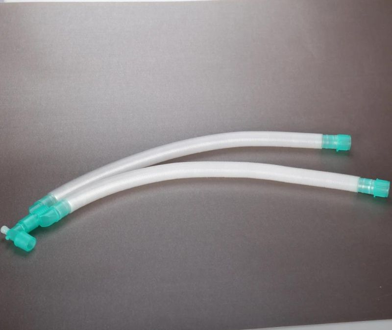 Popular Disposable Medical Products Corrugated Tube Anesthesia Breathing Circuits