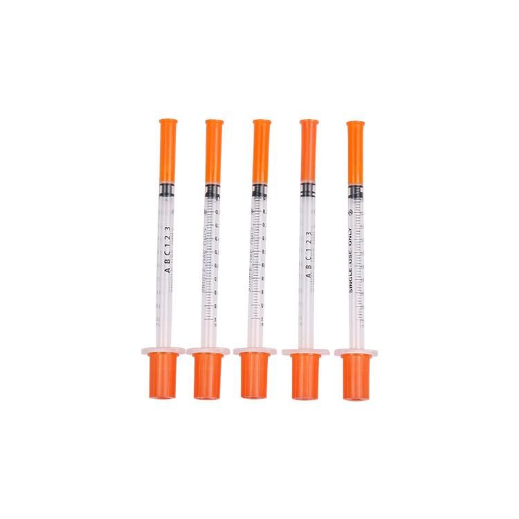 Disposable Medical Products 0.5ml 1ml Sterile Insulin Syringes