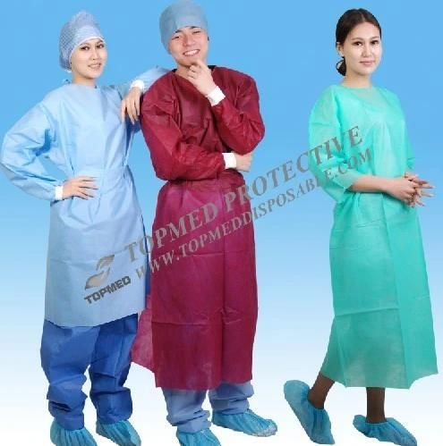Cheap Disposable PP Isolation Gown 18g