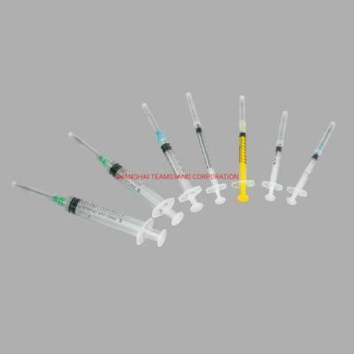 Factory Price Disposable Manual-Retractable Safety Syringe for Hypodermic Injection with CE/FDA Certificate