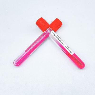 Disposable Nasopharyngeal Cell Sample Test Swab Collection Specimen Transport Collect Tube