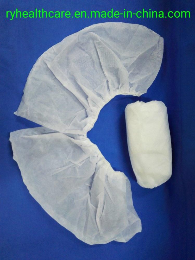 Factory Wholesale Shoe Cover Disposable Blue Non Woven Shoe Cover Waterproof Dustproof Shoe Cover