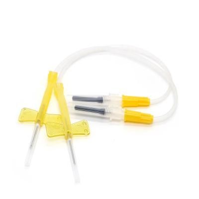 Sterile Hospital Use IV 20g Yellow Wing Butterfly Blood Collection Needle