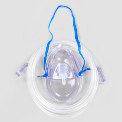 Hospital Equipment Disposable Oxygen Mask Medical Mask Oxygen Face Mask for Adult with Tubing