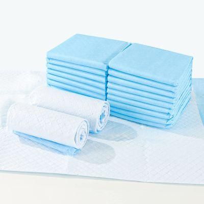 Wholesale High Absorbency Disposable PEE Pad Blue 60X90 Underpad