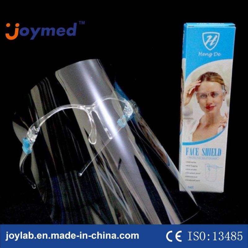 2020 Heng De Face Shield Packaging Anti Fog Pet Protective Film and Eyeglasses Frames Retail Gift Box