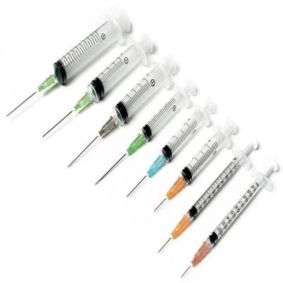Plastic Disposable Syringe 3cc 5cc with or Without Needle