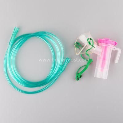 Disposable Medical High Quality Handheld Nebulizer Mask Size S/M/L/XL