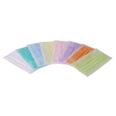 Non-Sterile Latex Free 3 Non-Woven Layers Medical Masks with Polyamide or Lycra Ear Loops