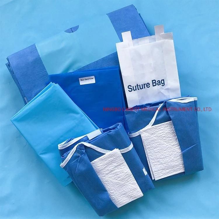 Factory Supply Sterile Surgical Delivery Pack Portable Disposable Ob Pack