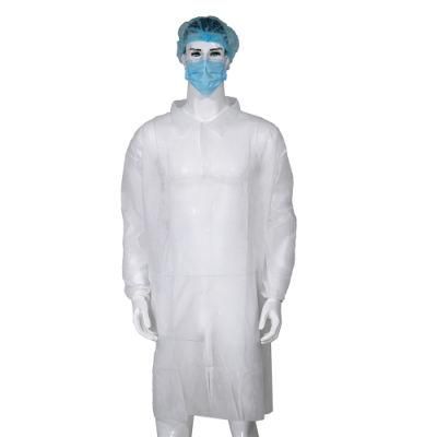 Manufacturer Cheap Disposable Lab Coat Disposable Clothing Disposable Lab Gown