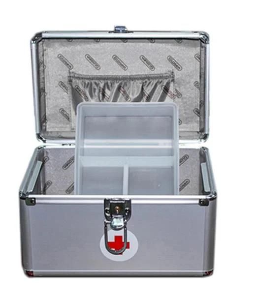 Medical Hard Ambulance Shape Aluminum First Aid Kit Box