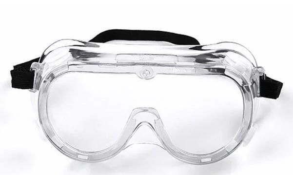 Unisex 99% UV Ce Protect Clear Anti Fog Chemical Eye Glass Protection Work Protective Glasses Safety Goggles