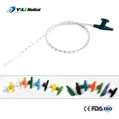 Sterile Vacuum Control Suction Catheter/Tube with Round/Whistle Tip Graduated Marks