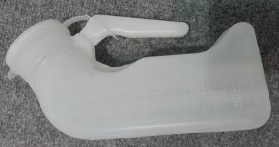 Disposable Medical Urinal for Hospital Use Mouth Smooth Graduation White PP Adult Hand Urinal