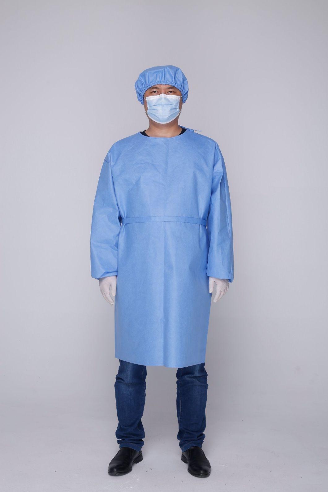 Factory Price AAMI Level 3 Disposable Isolation Gown with Samples