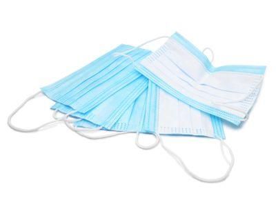 Non Woven Disposable Face Mask Breathable 3ply Face Mask