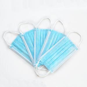 100% Fully New 3 Layers Adult Flat Disposal Medical Mask for Health Protection