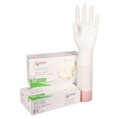Industrial Non-Sterile Latex Powder Glove Malayisa Manufacturer