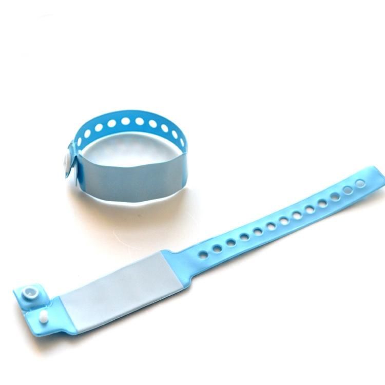 Buttons Medical ID Bands Child Patient Vinyl Medical ID Band