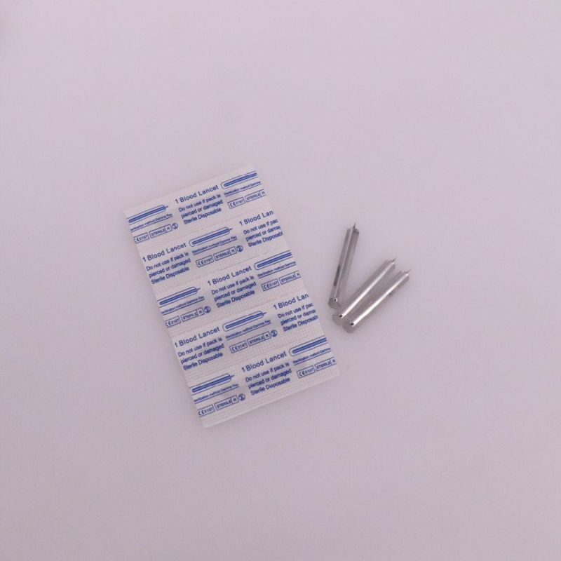 Disposable Sterile Stainless Steel Steel Blood Lancet Needle