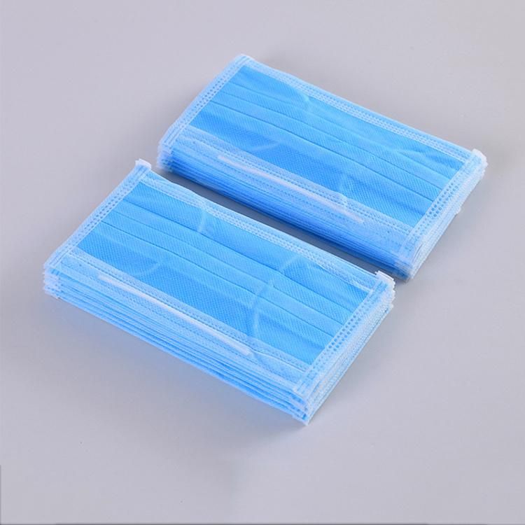 3 Ply Earloop 17.5*9.5cm Disposable Protective Face Mask
