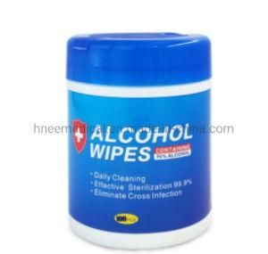 Antibacterial Wipes in Can Tub/Cola Canister Wipes Antiseptic Wipes