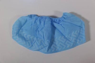 Disposable PP Anti Static Shoe Cover 35GSM Non-Skid Shoe Cover Disposable PP Non-Woven Shoe Cover Blue Shoe Cover