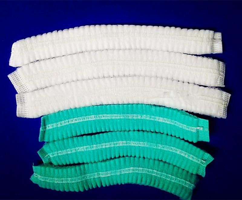 Disposable Single Double Elastic Clip Nurse Cap Bouffant Cap