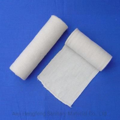 Mdr CE Approved Factory Price Rubber Bandage Elastic Plain Bandage for Hospital
