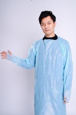 Disposable Hospital Gowns with Long Sleeve CPE Disposable Surgical Gown