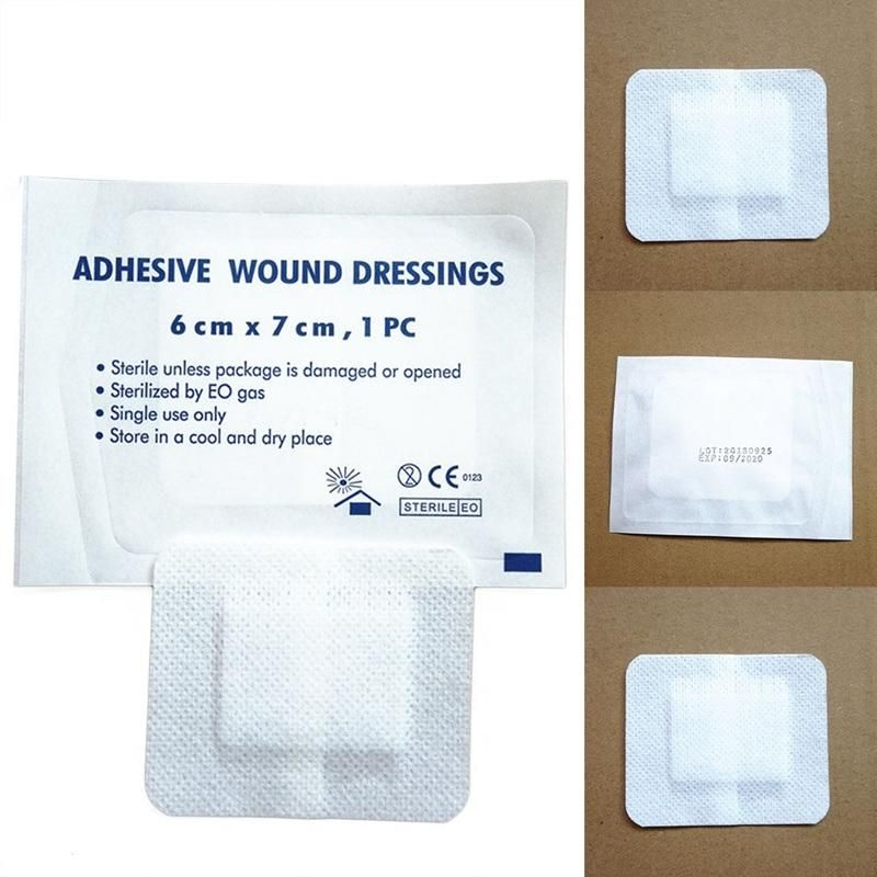 Nonwoven Adhesive Absorbent Sterile Surgical Wound Care Dressing