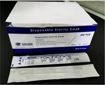 Disposable Sterile Swab with Flocking Tip