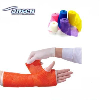 Factory Price Hospital Consumable Medical Bandages Fiberglass Orthopaedic Cast for Fracture Fixation