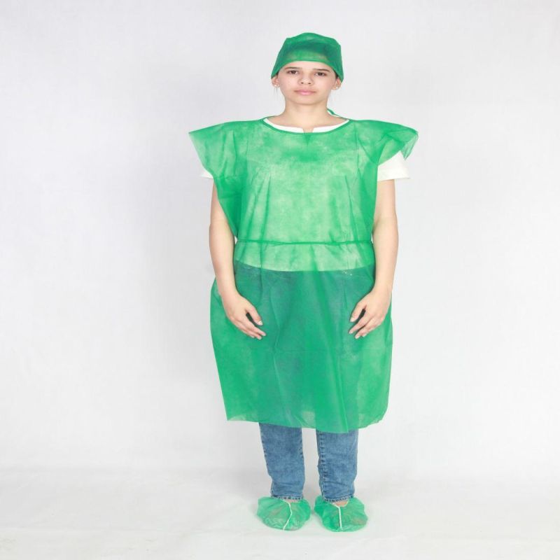 Protective Gown Worn by Patients