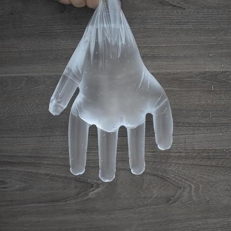 Plastic Food Safe Disposable TPE Gloves for Household Cleaning Use