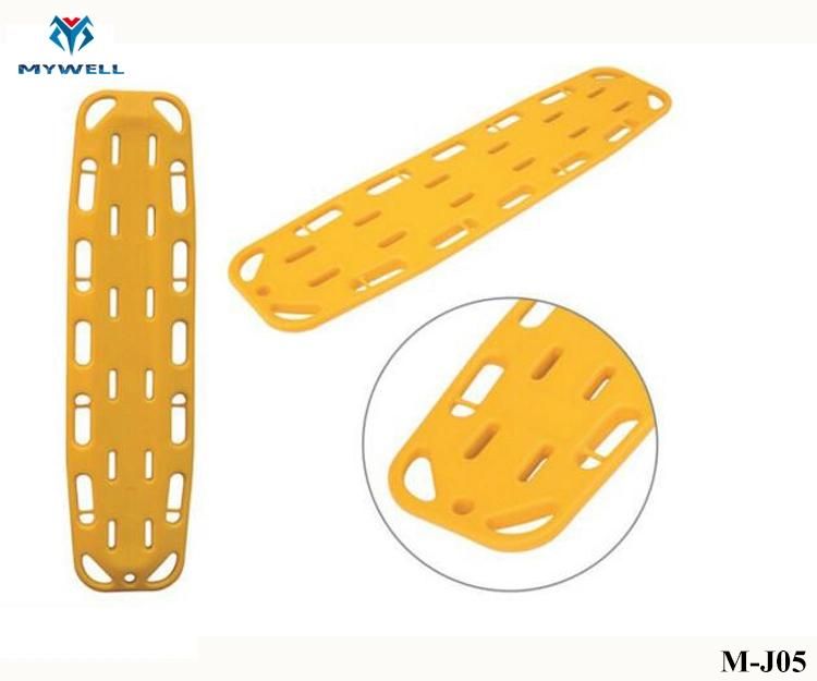 M-J05 Hot Sale Spinal Injury with Immobilizer Spine Stretcher Board