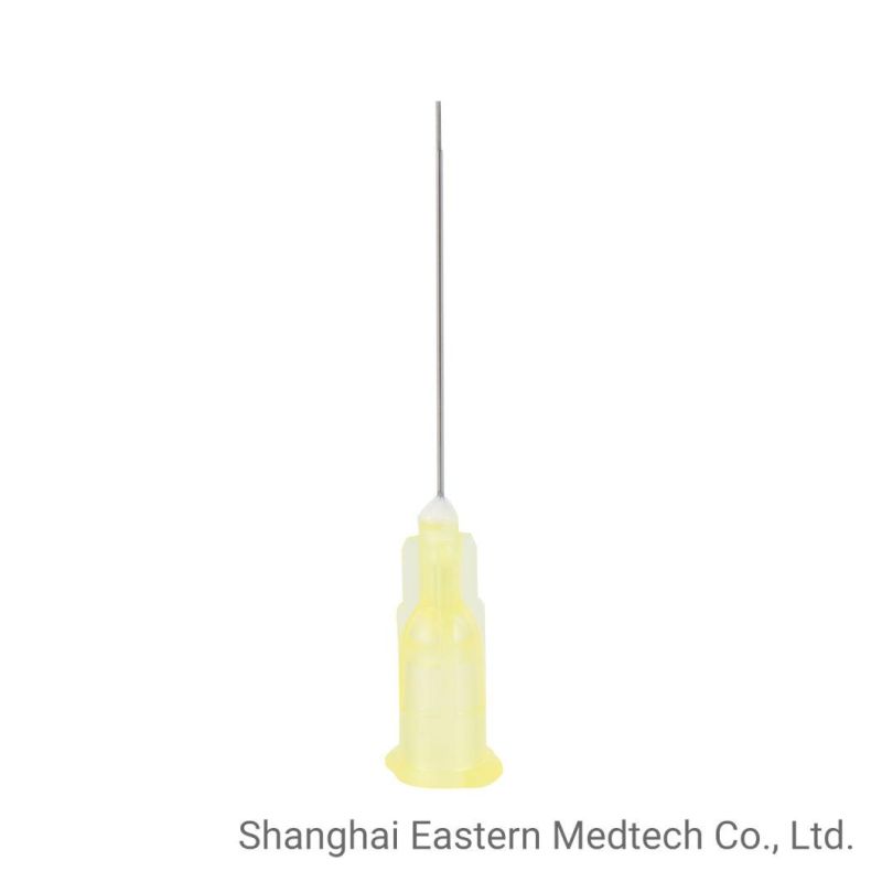 Luer Lock CE&ISO Certificated Eto Sterile Right Angle Tip Dental Irrigation Needle Application Needle