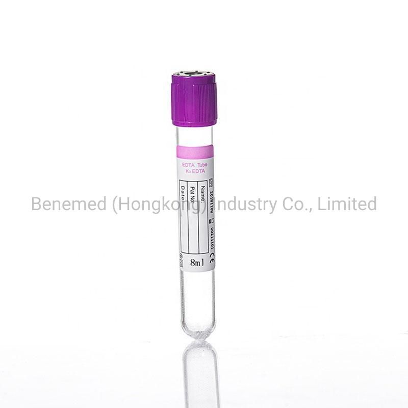 K2 K3 Vacuum Blood Collection Tube Pet Plastic EDTA Tube