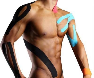 Cotton Muscle Therapy Sports Kinesiology Tape Muscle Protection for Excellent Skin Cohesiveness Contact Sustaining Power