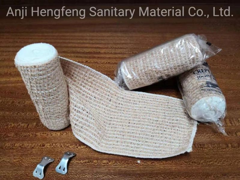 Disposable Medical Supply Elastic Cotton Crepe Bandages